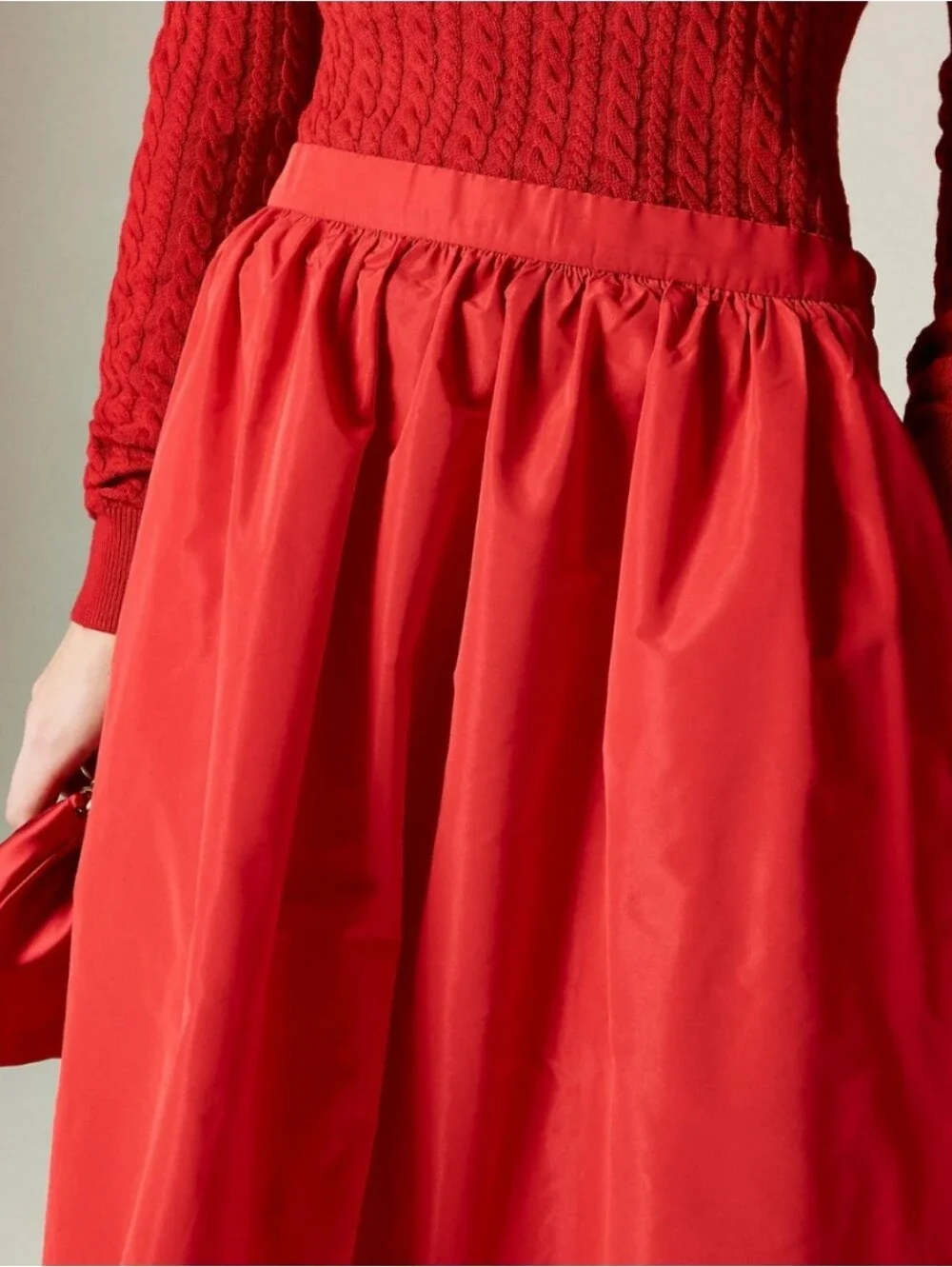 J.Crew Midi Ball Skirt in Taffeta